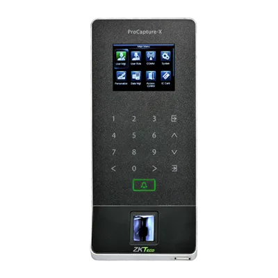 ZKteco USA - ProCapture-X-Mifare - POE Fingerprint Access Control Terminal