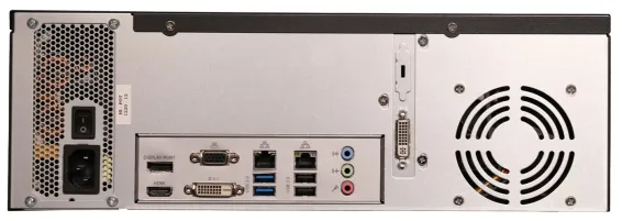 ExacqVision - 1604-12T-Q - 12TB Q-Series Hybrid Desktop Recorder with 4 IP Cameras Licenses and 16 Analog
