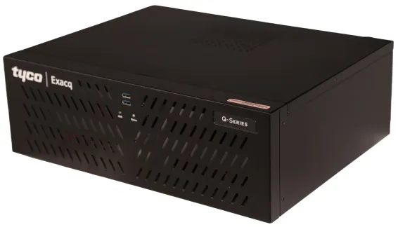 ExacqVision - 1604-12T-Q - 12TB Q-Series Hybrid Desktop Recorder with 4 IP Cameras Licenses and 16 Analog