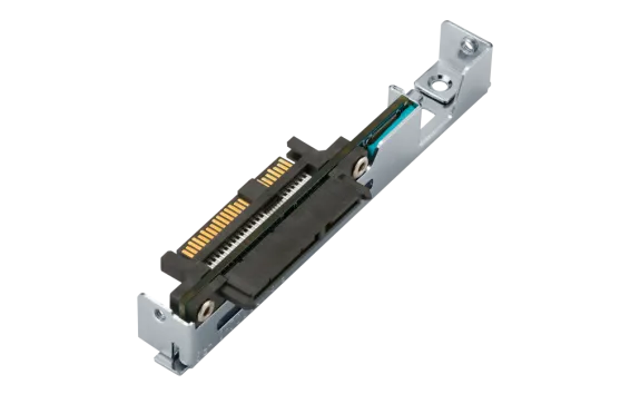 QNAP - QDA-SA-4PCS - 6Gb/s SAS to SATA converter/adapter for QNAP dual-controller Enterprise ZFS NAS 3.5" drive trays, 4 adapters in a package