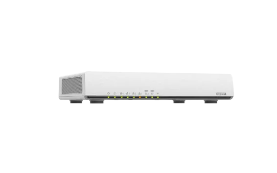QNAP - QHora-301W-US - QNAP QHora 301W: Dual 10G Wifi 6 AX3600 Fanless SD-WAN Router