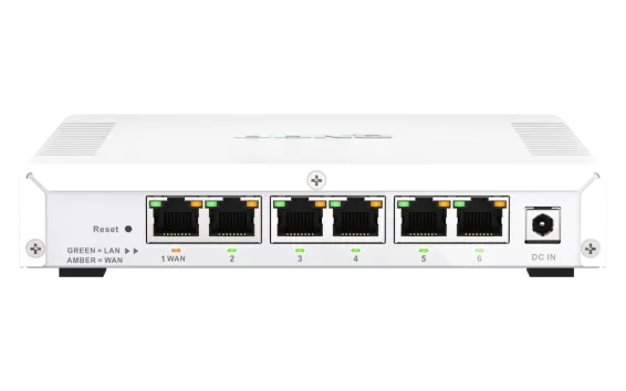 QNAP - QHora-321-US - QHora-322: 2.5 High Speed QuWAN VPN Router, 6 x 2.5 GbE Port