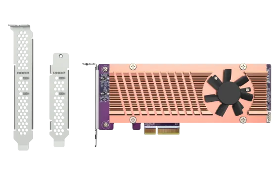 QNAP - QM2-2P-384A - Dual M.2 PCIe SSD Expansion Card
