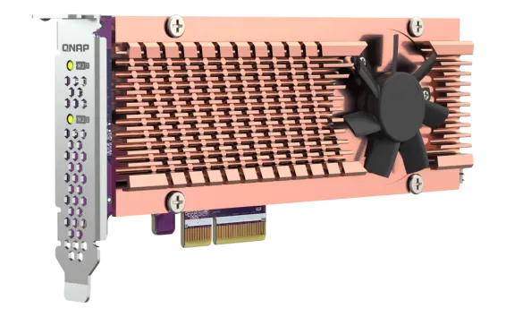 QNAP - QM2-2P-344A - Dual M.2 PCIe SSD Expansion Card