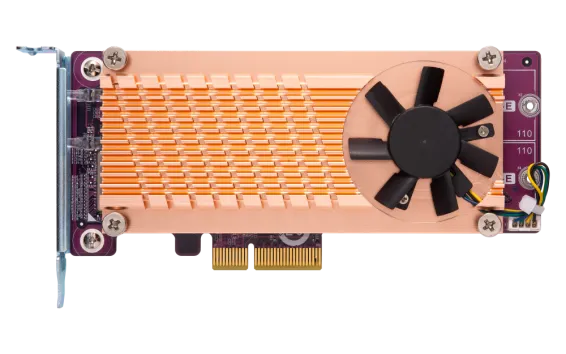 QNAP - QM2-2P-344 - Dual M.2 PCIe SSD Expansion Card