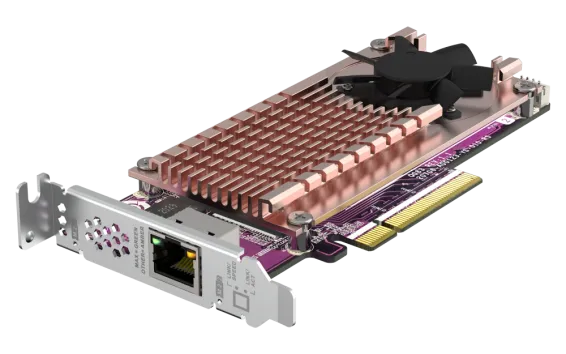 QNAP - QM2-2P10G1TB - QM2 Series, 2 x PCIe 2280 M.2 SSD Slots, PCIe Gen3 x 8