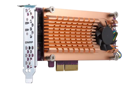 QNAP - QM2-2S-220A - Dual M.2 22110/2280 SATA SSD expansion card