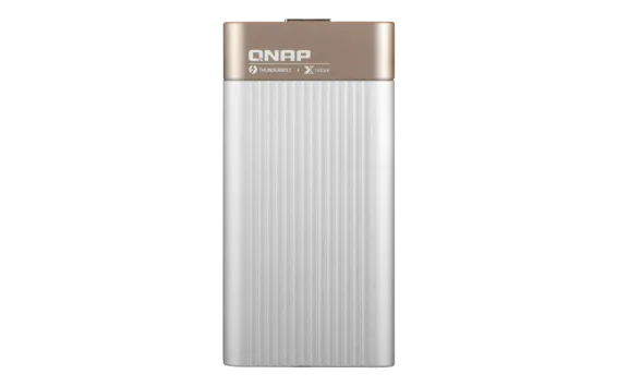 QNAP - QNA-T310G1S - Single port Thunderbolt3 to single port 10GbE SFP+ adapter, bus powered