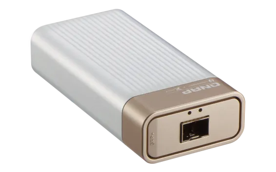 QNAP - QNA-T310G1S - Single port Thunderbolt3 to single port 10GbE SFP+ adapter, bus powered