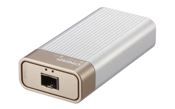 QNAP - QNA-T310G1S - Single port Thunderbolt3 to single port 10GbE SFP+ adapter, bus powered