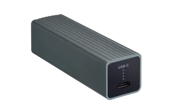 QNAP - QNA-UC5G1T - USB 3.0 to single port RJ45 5GbE/2.5GbE/1GbE/100MbE adapter, bus powered, USB type-c, 20cm USB-C to USB-A cable