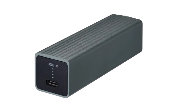 QNAP - QNA-UC5G1T - USB 3.0 to single port RJ45 5GbE/2.5GbE/1GbE/100MbE adapter, bus powered, USB type-c, 20cm USB-C to USB-A cable