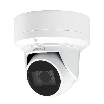 Hanwha - QNE-7080RVW - 4MP Flateye Camera (White Color)