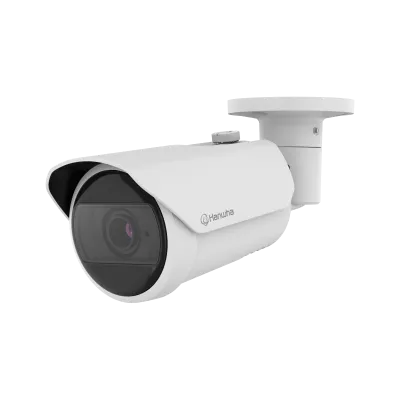 Hanwha - QNO-C6083R - Wisenet Q network outdoor vandal bullet camera, 2MP @ 30fps, motorized vari-focal lens 3.2~10.2mm (H: 102.0°~32.2° / V: 54.2°~18.3°), triple codec H.265/H.264/MJPEG with Wisestream III (Based on AI engine), WiseNRⅡ(Based on AI e
