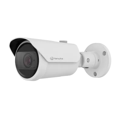 Hanwha - QNO-C8083R - Wisenet Q network outdoor vandal bullet camera,  5MP @ 30fps, motorized vari-focal lens 3.2~10.2mm (H: 95°~29° / V: 69°~21°), triple codec H.265/H.264/MJPEG with Wisestream III (Based on AI engine), WiseNRⅡ(Based on AI engine), 