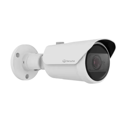 Hanwha - QNO-C8083R - Wisenet Q network outdoor vandal bullet camera,  5MP @ 30fps, motorized vari-focal lens 3.2~10.2mm (H: 95°~29° / V: 69°~21°), triple codec H.265/H.264/MJPEG with Wisestream III (Based on AI engine), WiseNRⅡ(Based on AI engine), 