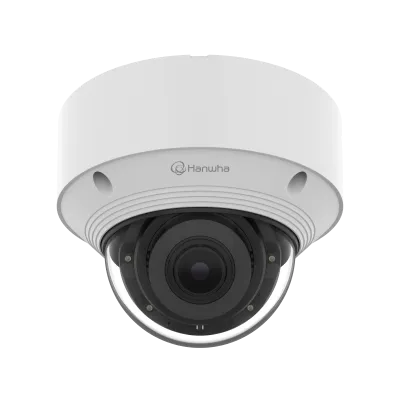 Hanwha - QNV-C9083R - 4K IR Outdoor Vandal Dome AI Camera