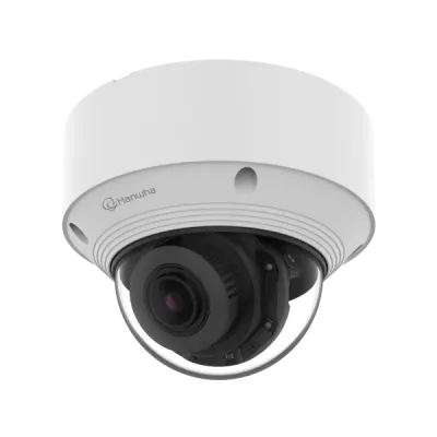 Hanwha - QNV-C9083R - 4K IR Outdoor Vandal Dome AI Camera
