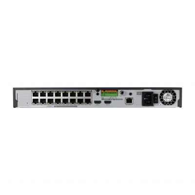 Hanwha - QRN-1630S-6TB  - 16CH NVR 6TB with 16 PoE Ports (POE Budget 130W) with 8MP Camera Support