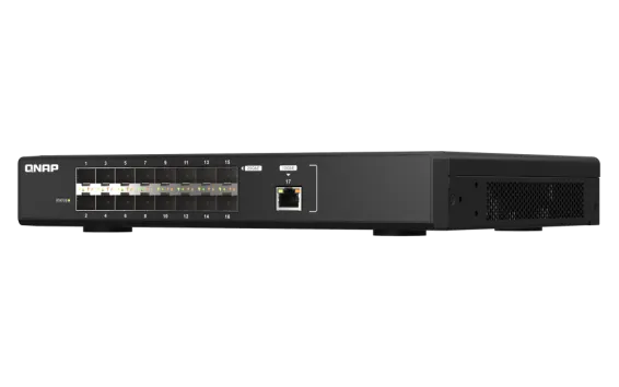 QNAP - QSW-M5216-1T-US - QNAP QSW-M2116P-2T2S, PoE Managenent Switch, 16 ports of 2.5 GbE with PoE 802.3at(30W)