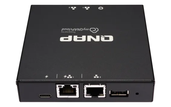 QNAP - QWU-100 - 2 LAN port Wake-On-Wan device, powered with USB type-C or PoE LAN port