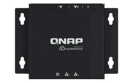 QNAP - QWU-100 - 2 LAN port Wake-On-Wan device, powered with USB type-C or PoE LAN port