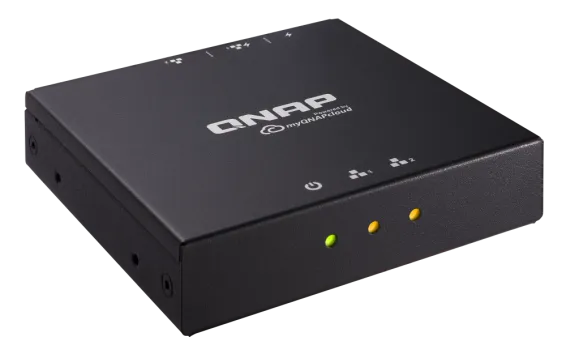 QNAP - QWU-100 - 2 LAN port Wake-On-Wan device, powered with USB type-C or PoE LAN port