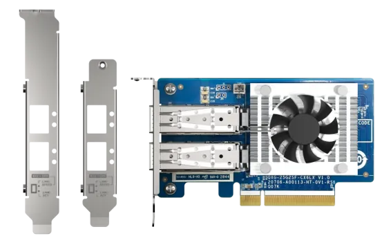 QNAP - QXG-25G2SF-CX6 - Dual-port SFP28 25GbE Network Expansion Card