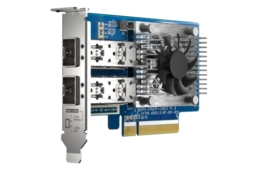 QNAP - QXG-25G2SF-CX6 - Dual-port SFP28 25GbE Network Expansion Card