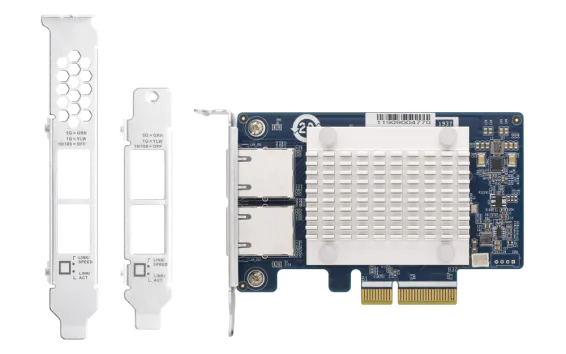 QNAP - QXG-5G2T-111C - Dual Port 5GbE multi-Gig Expansion Card;Aquantia AQC111C