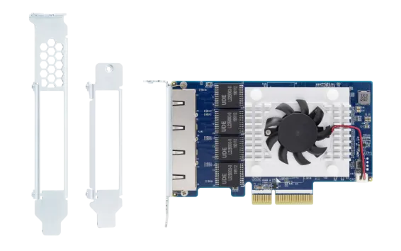 QNAP - QXG-5G4T-111C - Quad-Port 5GbE Multi-Gig Expansion Card : Aquantia AQC111C