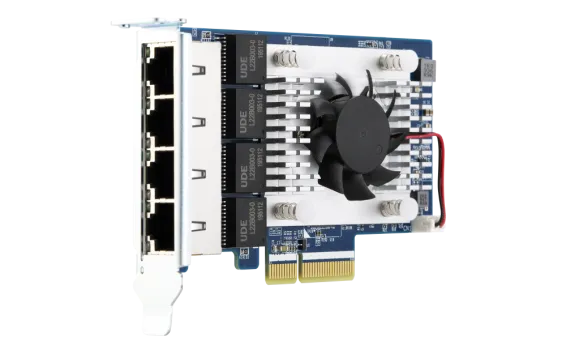QNAP - QXG-5G4T-111C - Quad-Port 5GbE Multi-Gig Expansion Card : Aquantia AQC111C