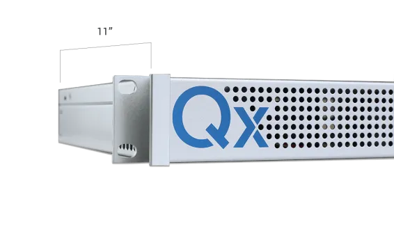 Qumulex - QXL120 - QxLink 100 - 1U Rackmount cloud gateway with local buffering. Add up to 16 cameras and up to 32 total resources.