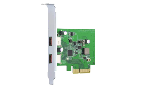 QNAP - QXP-10G2U3A - USB 3.2 Gen 2 dual-port PCIe expansion card