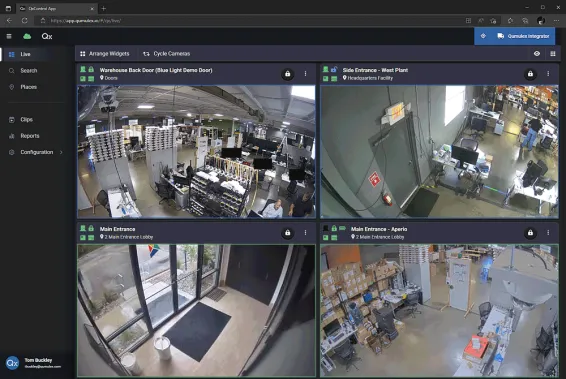 Qumulex - QXP-12 - Cloud-managed single camera/door subscription, live view and on-premises record for cameras, Billed Annually