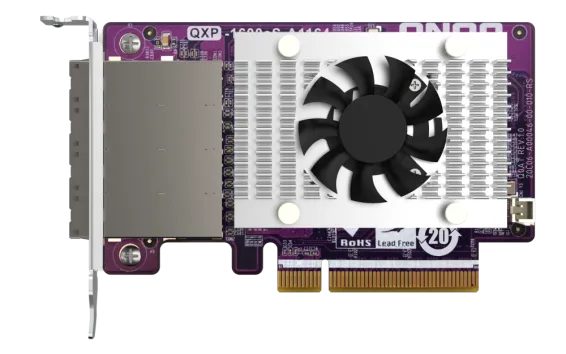 QNAP - QXP-1600eS-A1164 - 4-port miniSAS HD host bus adapter