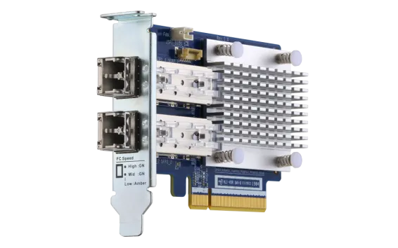 QNAP - QXP-16G2FC - 16G Fibre Channel Host Bus Adapter, 2 x transceivers are included