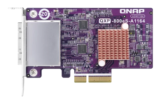 QNAP - QXP-800eS-A1164 - 2-port SFF-8088 SATA host bus adapter