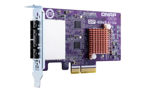 QNAP - QXP-800eS-A1164 - 2-port SFF-8088 SATA host bus adapter