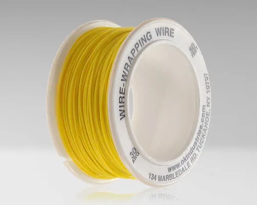 Jonard - R-30Y-0050 - 30 AWG Kynar Wire, Yellow, 50 ft