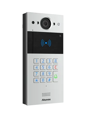 Akuvox - R20K On-Wall - Slim SIP Intercom with Keypad and RF card reader