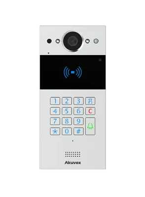 Akuvox - R20K On-Wall - Slim SIP Intercom with Keypad and RF card reader