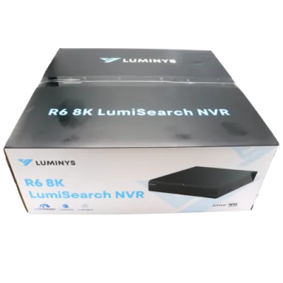 Luminys - R68-XNA - R6 Extreme Series NVR, 32MP 128 Channel 2U Dual NIC, 8SATA, Analytics by Recorder Including Metadata, LumiSearch Supported