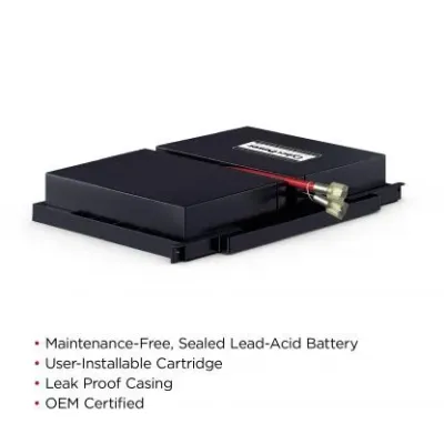 CYBERPOWER - RB0690X2 - Replacement Battery Cartridge for OR700LCDRM1U, 2 batteries, 6V/9AH, Sealed lead-acid, 18 month warranty