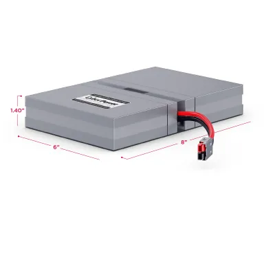 Cyber Power - RB0690X2A - UPS SYSTEMS PREPLACEMENT BATTERY, 2 X 6V/9AH BATTERIES