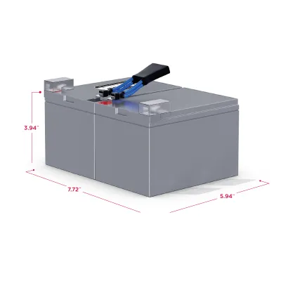 Cyber Power - RB12120X2B - UPS SYSTEMS Replacement Batteries Pack for PR1000LCD