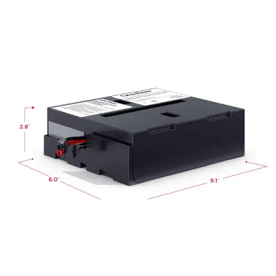 Cyber Power - RB1250X4 - UPS SYSTEMS Replacement Battery, 4 x 12V/5Ah