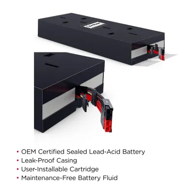 Cyber Power - RB1260X8 - REPLACEMENT BATTERY 8x12V/6AH