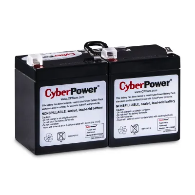 Cyber Power - RB1270X2A - UPS SYSTEMS Replacement Battery Cartridge for CP1350PFCLCD, 2 batteries, 12V/7AH