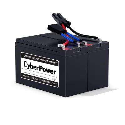 Cyber Power - RB1270X2B - UPS SYSTEMS Replacement Battery Cartridge for PR750LCD, 2 batteries, 12V/7AH